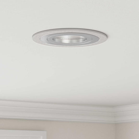 Spotlight 24 pcs Argento 9 x 9 x 2 cm Alluminio