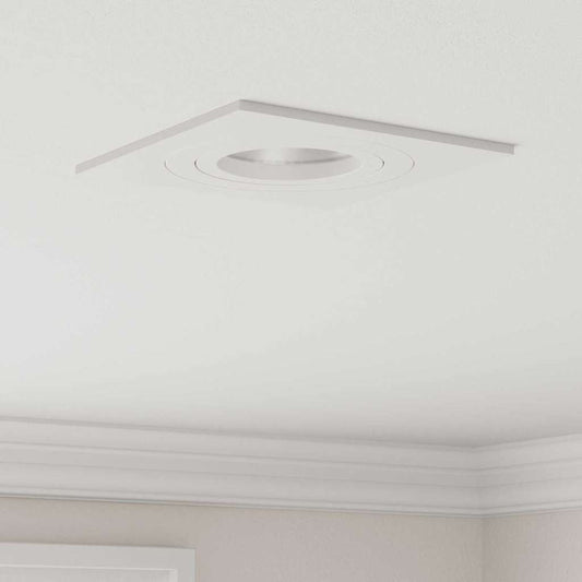 Spotlight 12 pcs Bianco 9 x 9 x 2 cm Alluminio