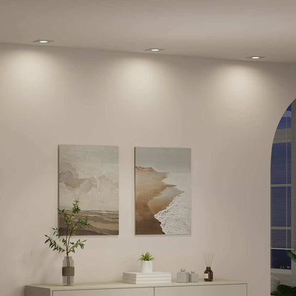 Spotlight 24 pcs Bianco 9 x 9 x 2 cm Alluminio