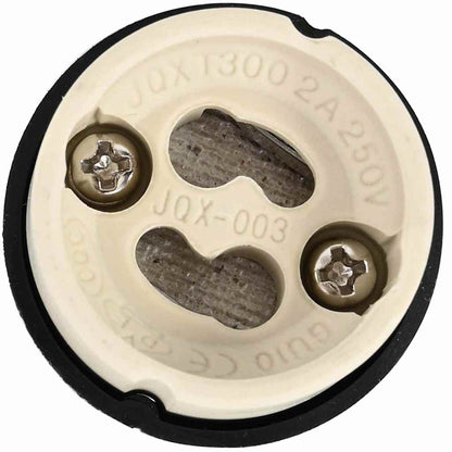 Spotlights con i riflettori 24 pcs Nero 9 x 9 cm Metallo - homemem39