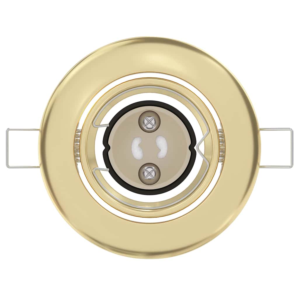 Spotlight 12 pcs Oro 9 x 9 x 2.5 cm Metallo