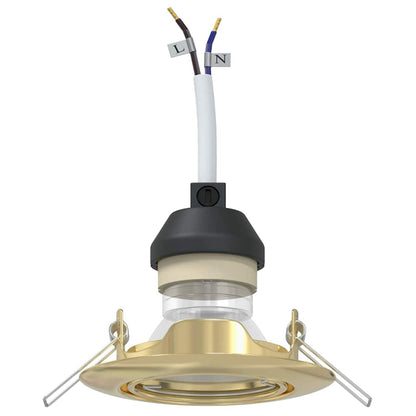 Spotlight 24 pcs Oro 9 x 9 x 2.5 cm Metallo