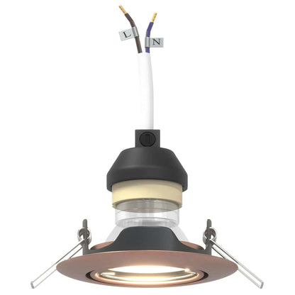 Spotlight 12 pcs Rame 9 x 9 x 2.5 cm Metallo