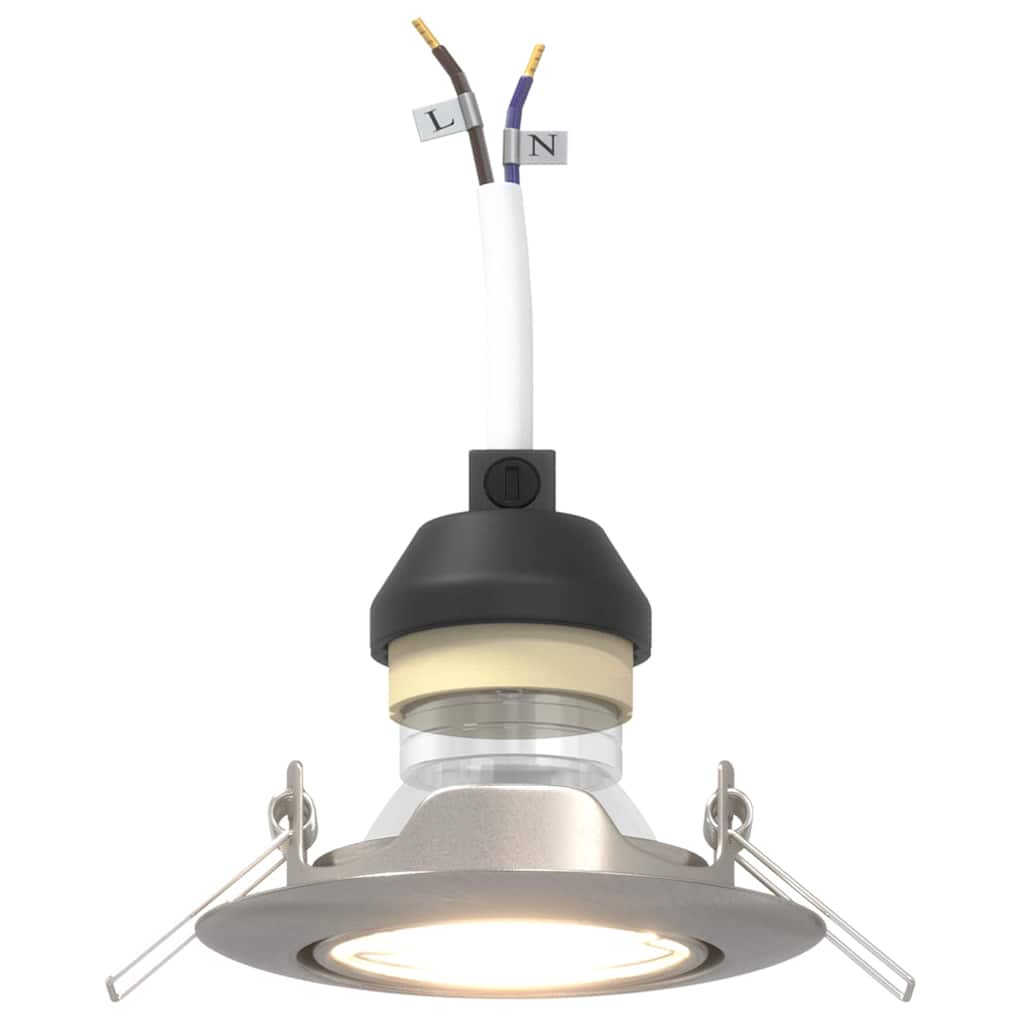 Spotlight 12 pcs Argento 9 x 9 x 2.5 cm Metallo | homemem39