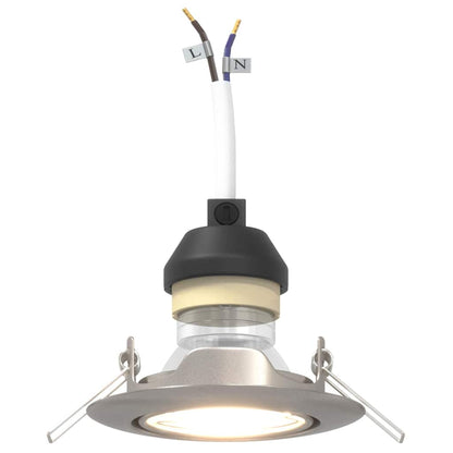 Spotlight 12 pcs Argento 9 x 9 x 2.5 cm Metallo | homemem39