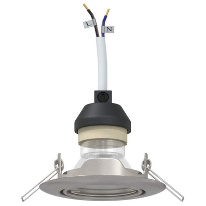 Spotlight 12 pcs Argento 9 x 9 x 2.5 cm Metallo