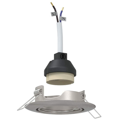 Spotlight 24 pcs Argento 9 x 9 x 2.5 cm Metallo