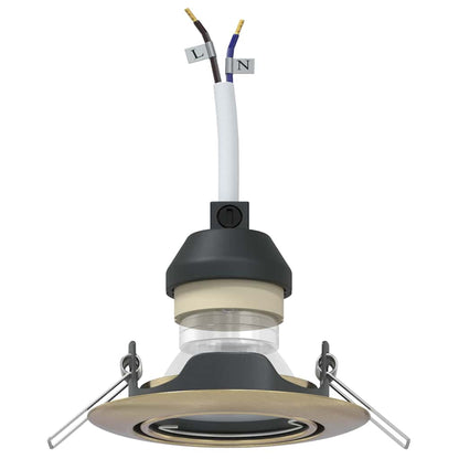 Spotlight 6 pcs Ottone 9 x 9 x 2.5 cm Metallo