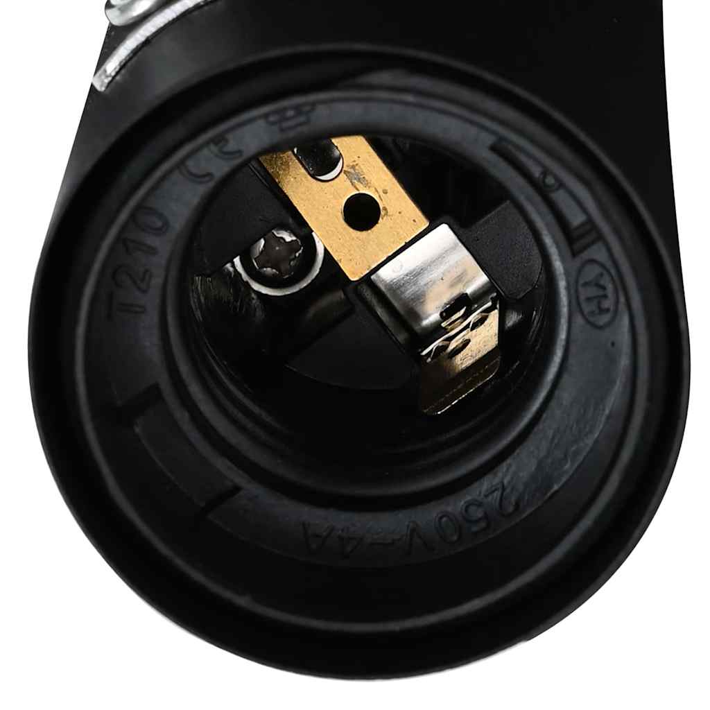 Faretto da soffitto Nero 6,5 x 6 x 11,5 cm Metallo