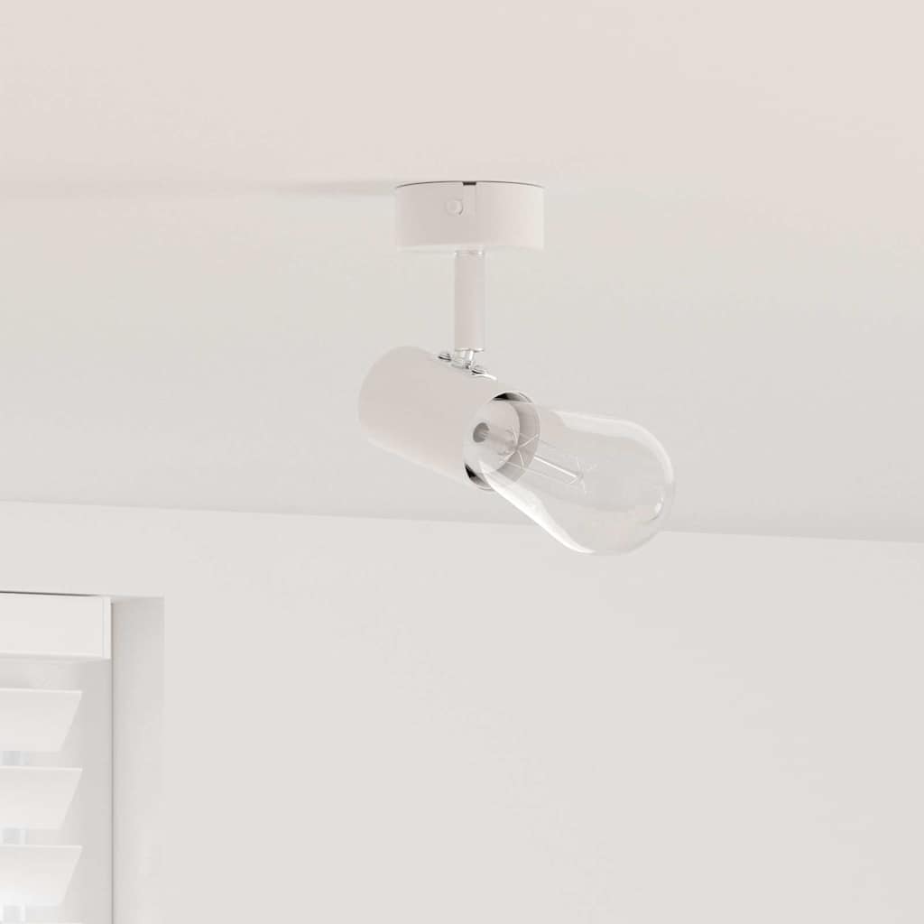 Faretto da soffitto Bianco 6,5 x 6 x 11,5 cm Metallo | homemem39