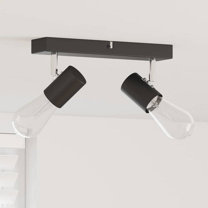 Faretto da soffitto Nero 26 x 6,5 x 11,5 cm Metallo