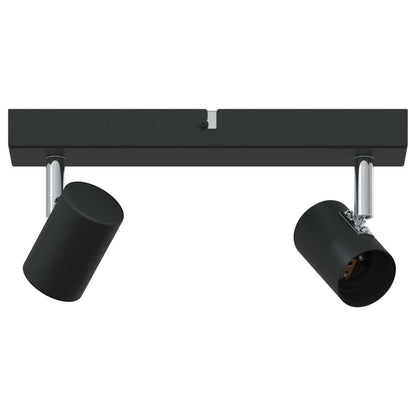 Faretto da soffitto Nero 26 x 6,5 x 11,5 cm Metallo | homemem39
