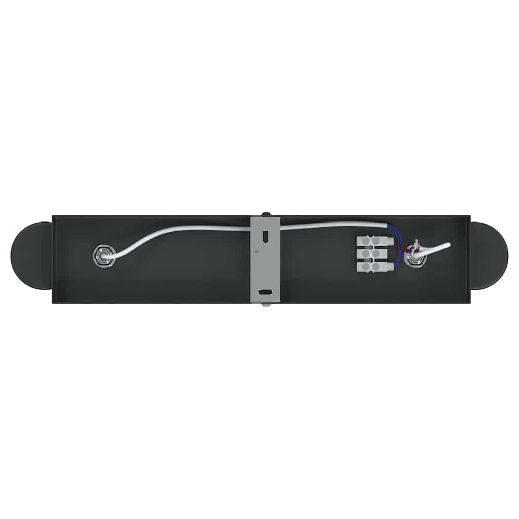 Faretto da soffitto Nero 26 x 6,5 x 11,5 cm Metallo | homemem39