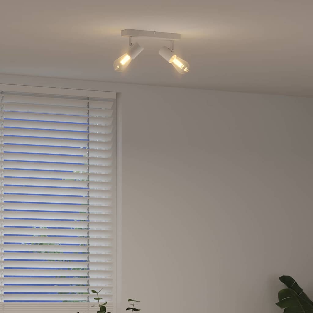 Faretto da soffitto Bianco 26 x 6,5 x 11,5 cm Metallo | homemem39
