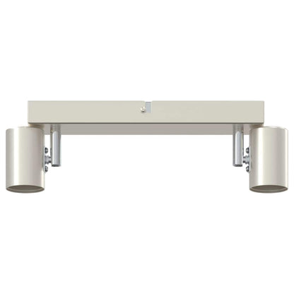 Faretto da soffitto Nichel 26 x 6,5 x 11,5 cm Metallo