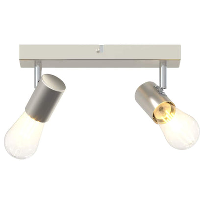 Faretto da soffitto Nichel 26 x 6,5 x 11,5 cm Metallo