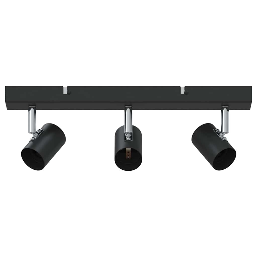 Faretto da soffitto Nero 38 x 6,5 x 11,5 cm Metallo | homemem39
