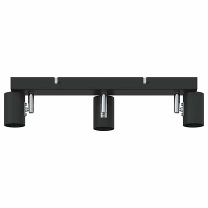 Faretto da soffitto Nero 38 x 6,5 x 11,5 cm Metallo | homemem39