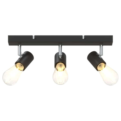 Faretto da soffitto Nero 38 x 6,5 x 11,5 cm Metallo