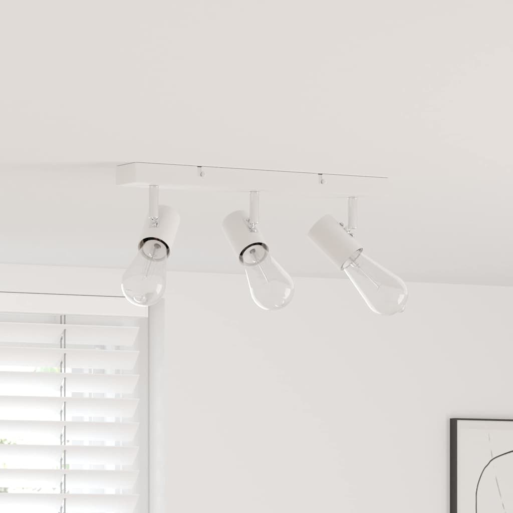 Faretto da soffitto Bianco 38 x 6,5 x 11,5 cm Metallo | homemem39