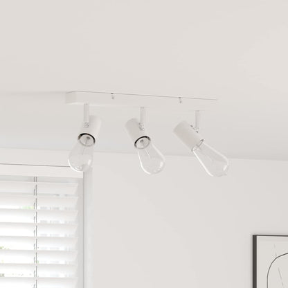 Faretto da soffitto Bianco 38 x 6,5 x 11,5 cm Metallo | homemem39
