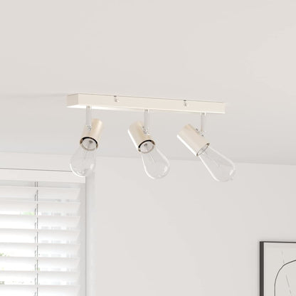 Faretto da soffitto Nichel 38 x 6,5 x 11,5 cm Metallo