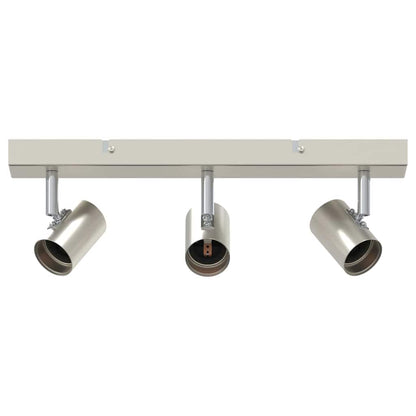 Faretto da soffitto Nichel 38 x 6,5 x 11,5 cm Metallo