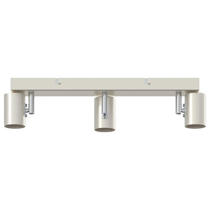 Faretto da soffitto Nichel 38 x 6,5 x 11,5 cm Metallo
