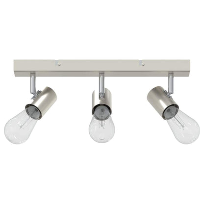 Faretto da soffitto Nichel 38 x 6,5 x 11,5 cm Metallo | homemem39