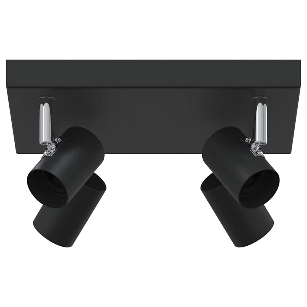 Faretto da soffitto Nero 26,5 x 26 x 11,5 cm Metallo | homemem39
