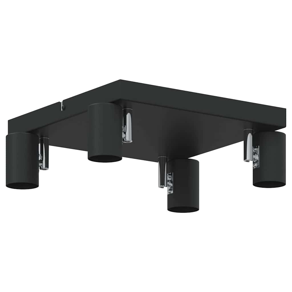 Faretto da soffitto Nero 26,5 x 26 x 11,5 cm Metallo | homemem39