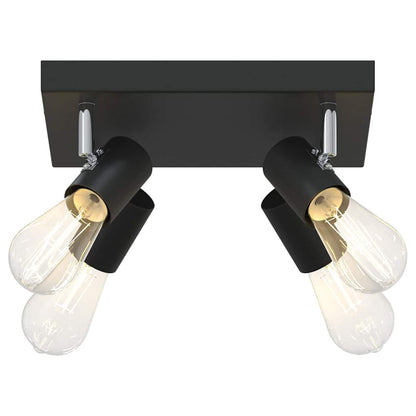 Faretto da soffitto Nero 26,5 x 26 x 11,5 cm Metallo