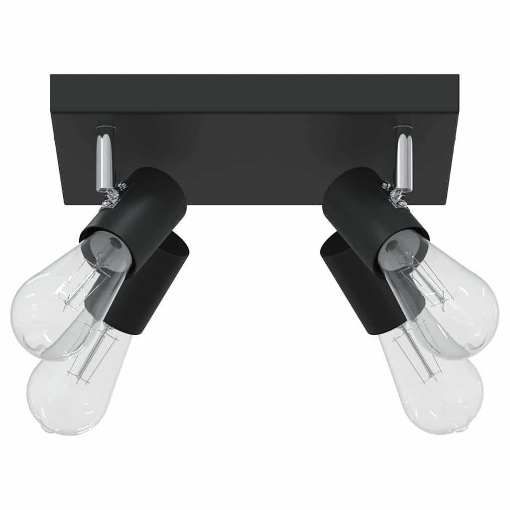 Faretto da soffitto Nero 26,5 x 26 x 11,5 cm Metallo | homemem39