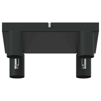 Faretto da soffitto Nero 26,5 x 26 x 11,5 cm Metallo | homemem39