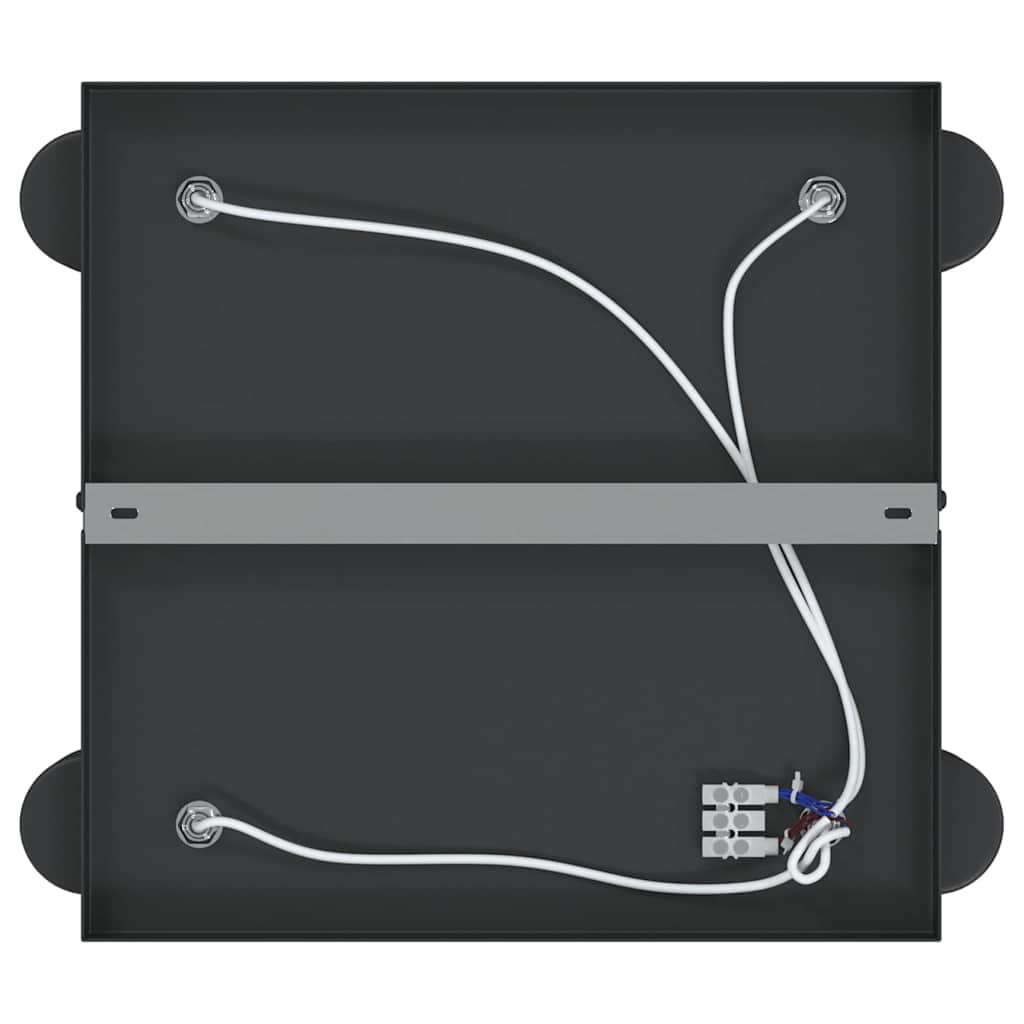 Faretto da soffitto Nero 26,5 x 26 x 11,5 cm Metallo | homemem39
