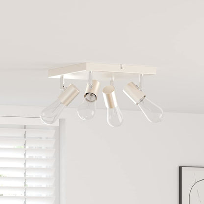 Faretto da soffitto Nichel 26,5 x 26 x 11,5 cm Metallo