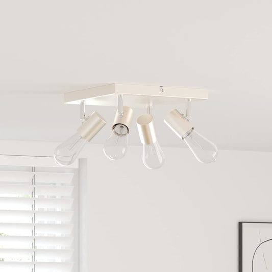 Faretto da soffitto Nichel 26,5 x 26 x 11,5 cm Metallo