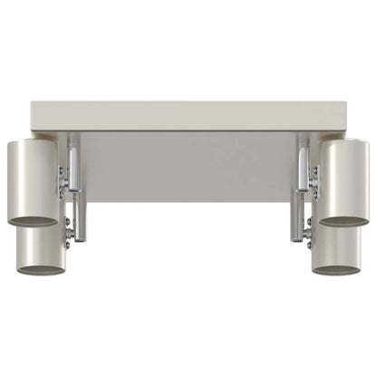 Faretto da soffitto Nichel 26,5 x 26 x 11,5 cm Metallo