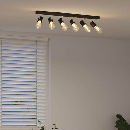 Faretto da soffitto Nero 73 x 6,5 x 11,5 cm Metallo | homemem39