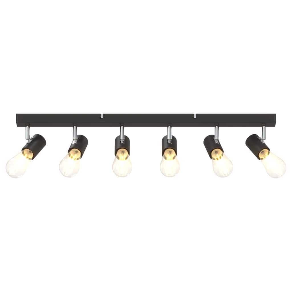 Faretto da soffitto Nero 73 x 6,5 x 11,5 cm Metallo