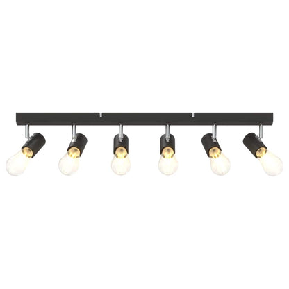 Faretto da soffitto Nero 73 x 6,5 x 11,5 cm Metallo