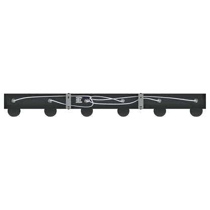 Faretto da soffitto Nero 73 x 6,5 x 11,5 cm Metallo | homemem39