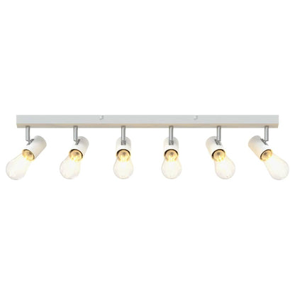 Faretto da soffitto Bianco 73 x 6,5 x 11,5 cm Metallo