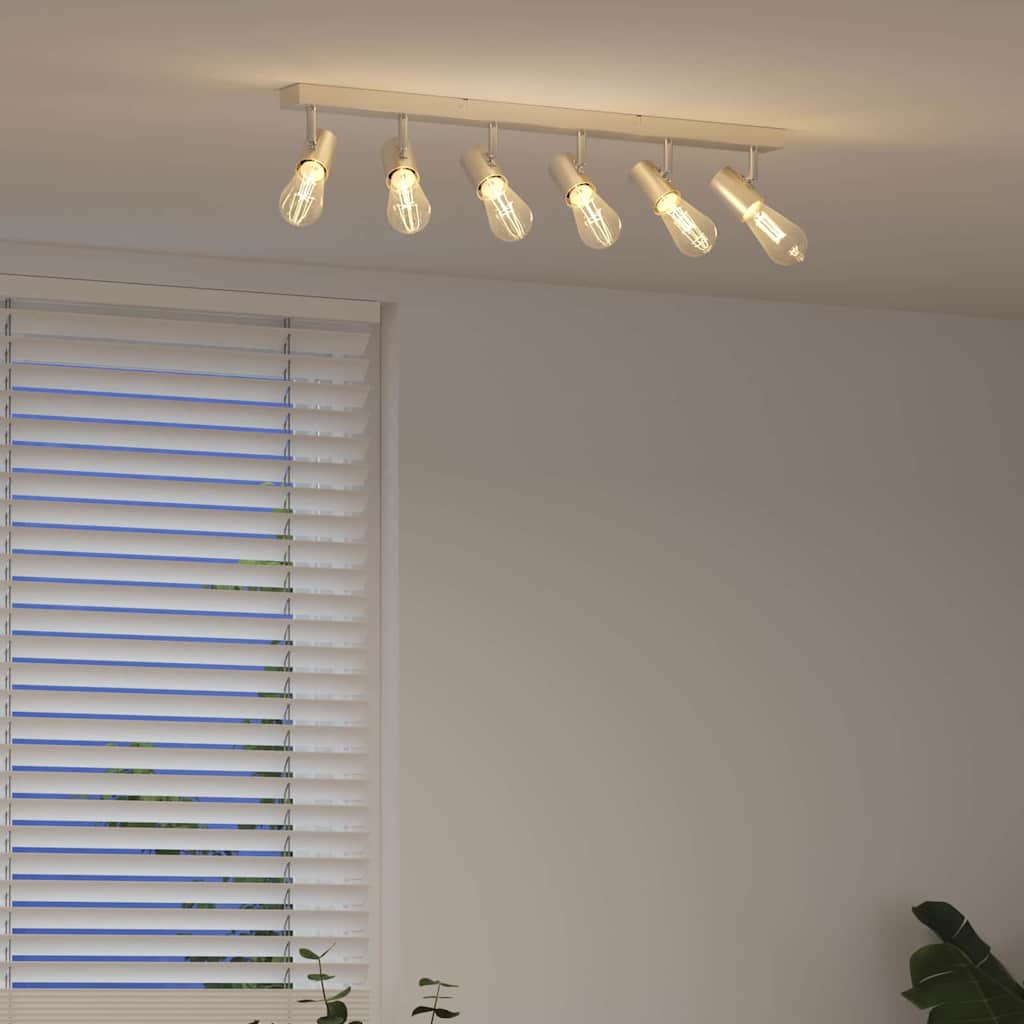 Faretto da soffitto Nichel 73 x 6,5 x 11,5 cm Metallo | homemem39