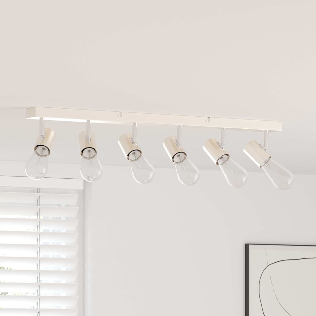 Faretto da soffitto Nichel 73 x 6,5 x 11,5 cm Metallo | homemem39