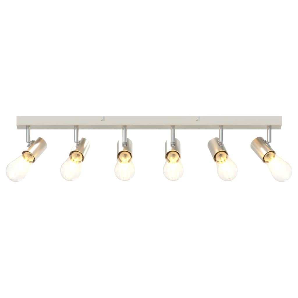 Faretto da soffitto Nichel 73 x 6,5 x 11,5 cm Metallo