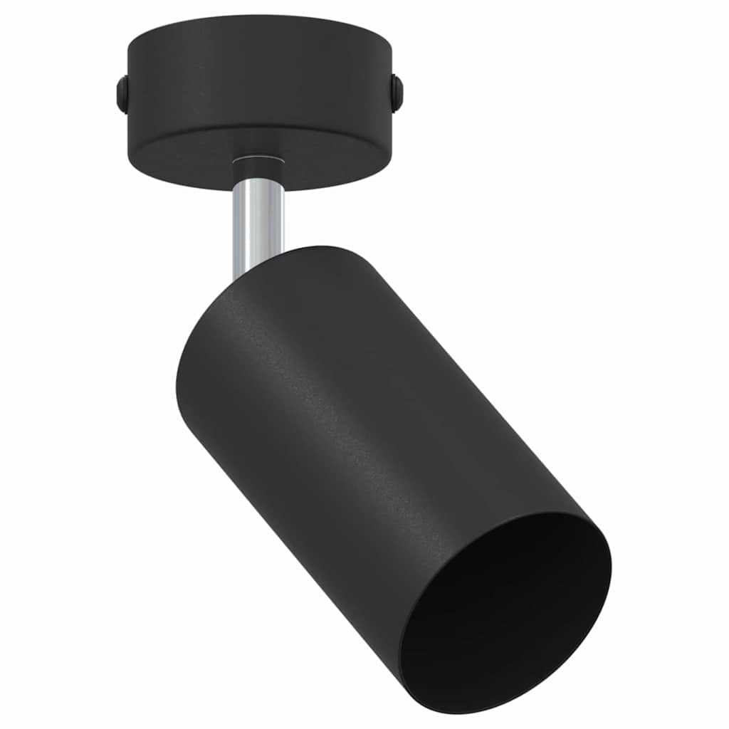 Faretto da soffitto con i riflettori Nero 6 x 6 x 16 cm Metallo | homemem39