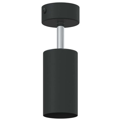 Faretto da soffitto con i riflettori Nero 6 x 6 x 16 cm Metallo | homemem39