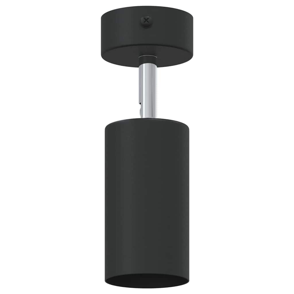 Faretto da soffitto con i riflettori Nero 6 x 6 x 16 cm Metallo | homemem39
