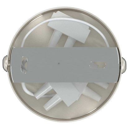 Faretto da soffitto Nichel 6 x 6 x 16 cm Metallo